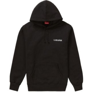 Supreme 1-800 Hooded Sweatshirt- Black