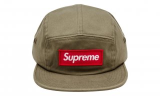 Supreme 5 Panel Olive Camper Hat Fw 16
