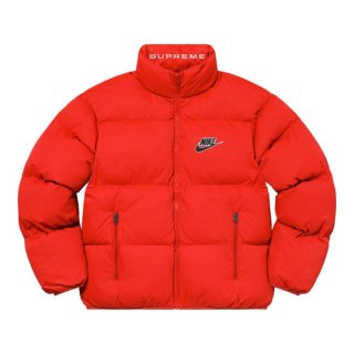 Supreme?/Nike? Reversible Puffy Jacket- Red