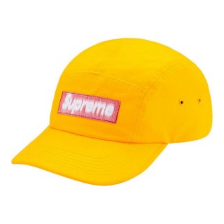 Supreme Reversed Label Camp Cap- Yellow