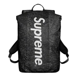 Supreme Waterproof Reflective Speckled Backpack- Black